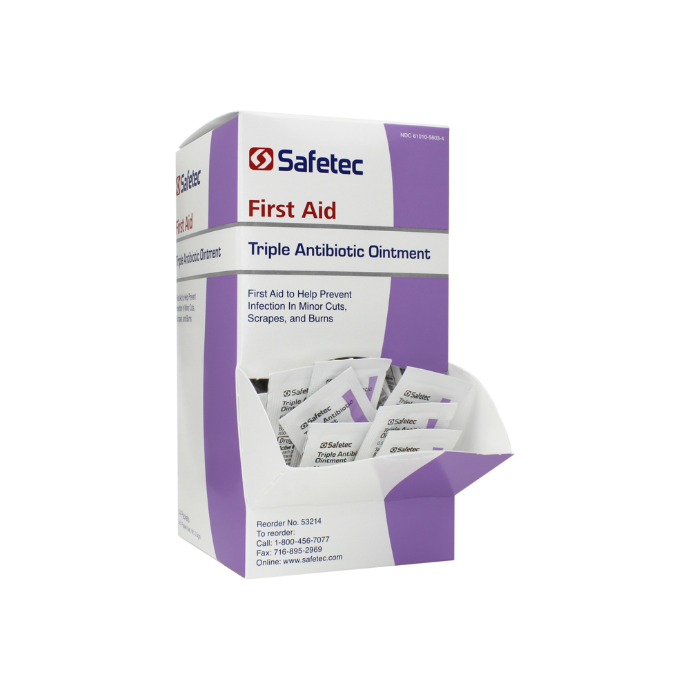  Safetec Triple Antibiotic Ointment Packets