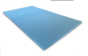 Econoline Memory Foam Blue Medium Density 1/2"